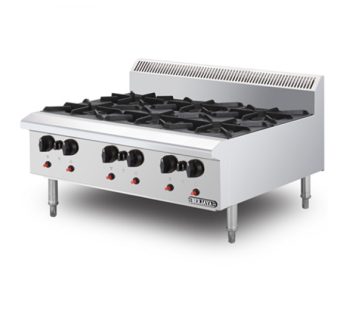 BẾP ÂU 6 HỌNG DÙNG GAS BERJAYA OB6-17